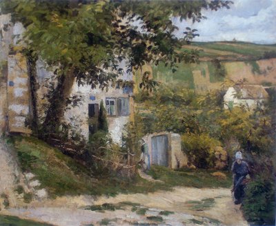 Weg zum Hermitage von Camille Jacob Pissarro